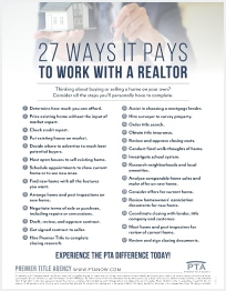reasons to work with a realtor