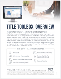 title toolbox overview